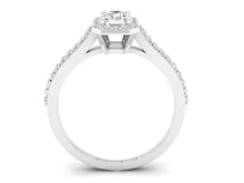 Load image into Gallery viewer, 18Kt white gold solitaire diamond ring by diamtrendz
