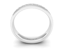 Load image into Gallery viewer, 18Kt white gold band diamond ring by diamtrendz
