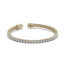 Load image into Gallery viewer, gold tennis diamond bracelet
