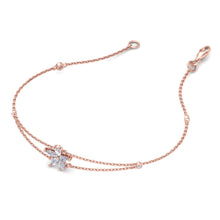 Load image into Gallery viewer, rose gold chain diamond bracelet
