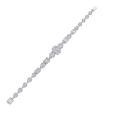 Load image into Gallery viewer, white gold designer diamond bracelet
