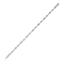 Load image into Gallery viewer, white gold designer diamond bracelet
