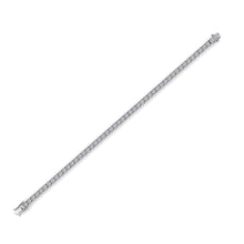 Load image into Gallery viewer, white gold tennis diamond bracelet
