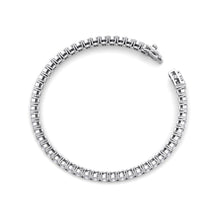 Load image into Gallery viewer, white gold tennis diamond bracelet

